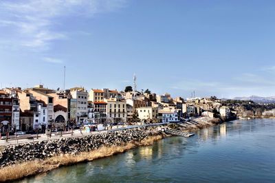 River with buildings in background