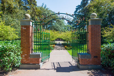 Entrance of building