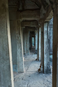 Corridor of old building