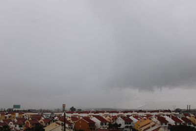 Townscape against sky