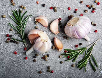 Spices on a table