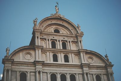 Low angle view of historical building