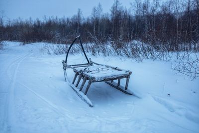 Snow covered landscape