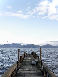 Paceful lake landscape in italy
