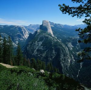 View of mountain range