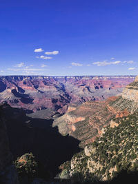 Scenic view of dramatic landscape against sky