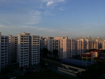 Buildings in city