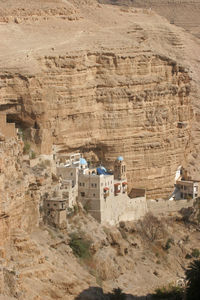 Buildings in a desert