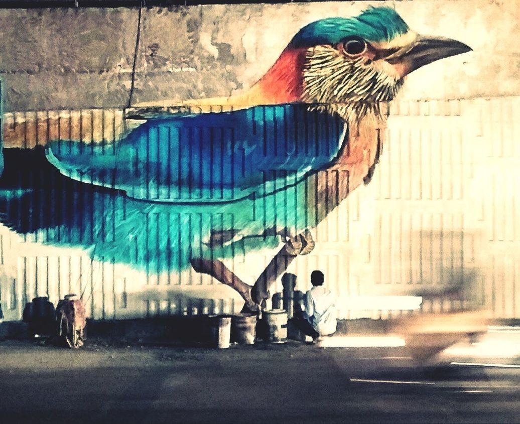 CLOSE-UP OF BIRD PERCHING