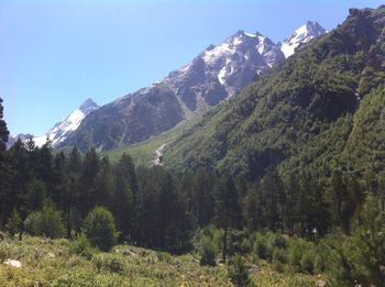 Scenic view of mountains