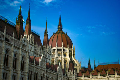 View of building against blue sky