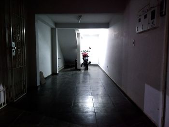 Man in corridor