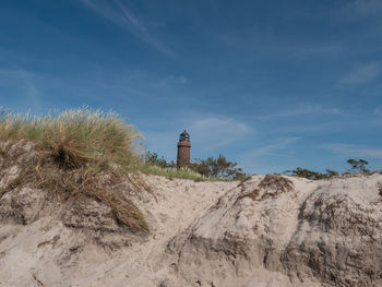 Darßer ort at the baltic sea in germany