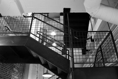 Low angle view of staircase