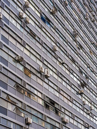 Office's windows in sao paulo downtown .