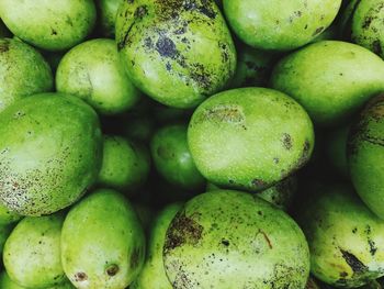 Full frame shot of fruits