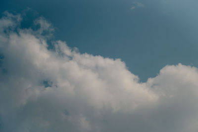 Low angle view of clouds in sky