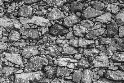 Full frame shot of stones