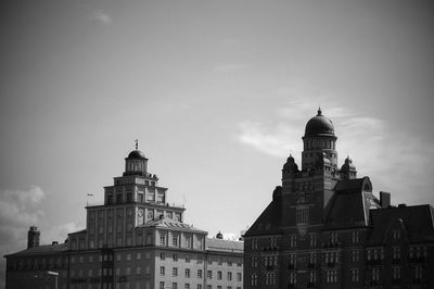 Low angle view of building against sky