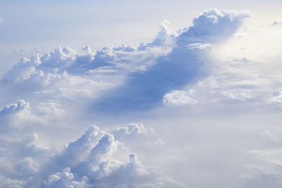 Low angle view of clouds in sky