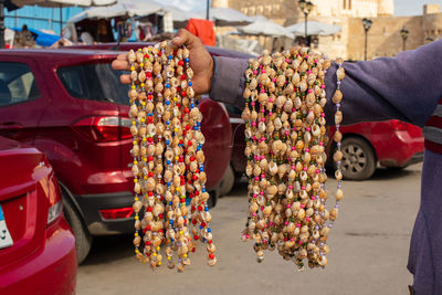 Close-up of christmas decorations