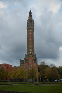 Low angle view of historical building against sky