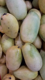 Full frame shot of fruits for sale in market