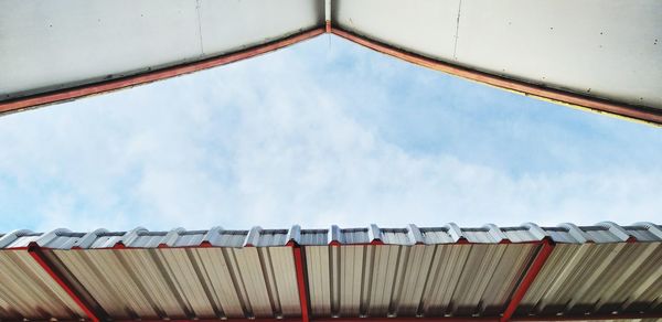 Low angle view of building against sky