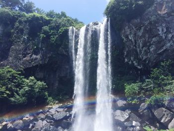 View of waterfall