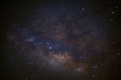 Low angle view of stars in sky