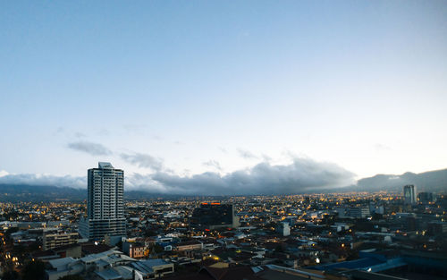 Cityscape against sky