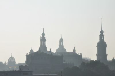 Low angle view of temple