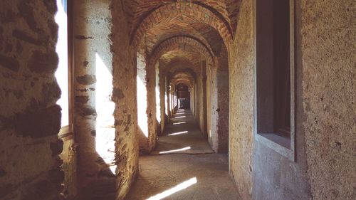 Corridor of old building