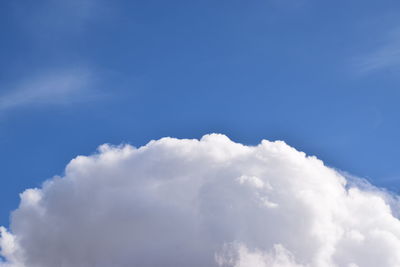 Low angle view of clouds in sky