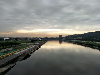 Panoramic view of city against sky