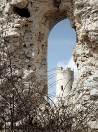 Low angle view of old building