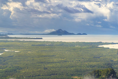 Scenic view of landscape against sky