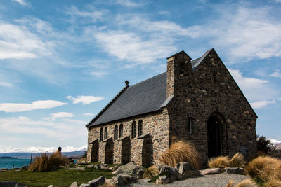 View of old building against sky