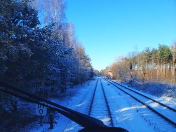 Snow covered landscape