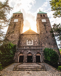 Church at sundown