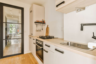 Interior of bathroom