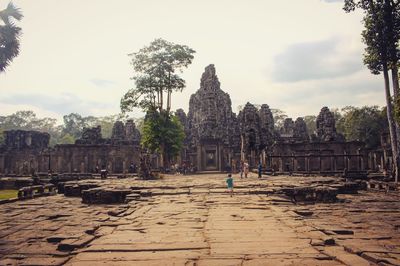 View of temple against sky