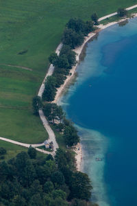 Aerial view of on beach