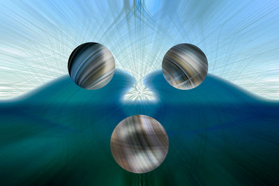 Low angle view of lighting equipment