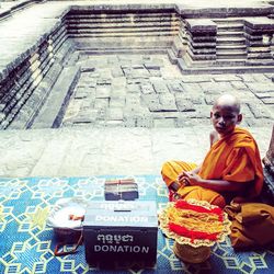 Woman standing in park