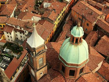 Residential buildings in town