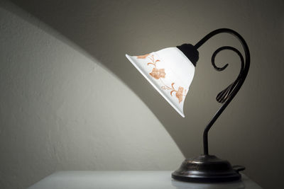 Close-up of illuminated lamp