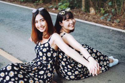 Portrait of a smiling young woman