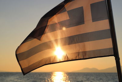 Flag of greece outdoors