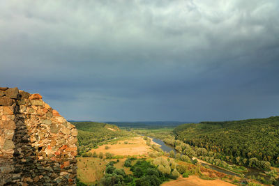 Scenic view of landscape against sky